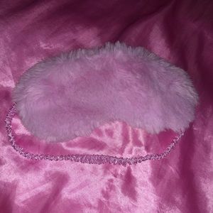 Fluffy Pink Sleep Mask